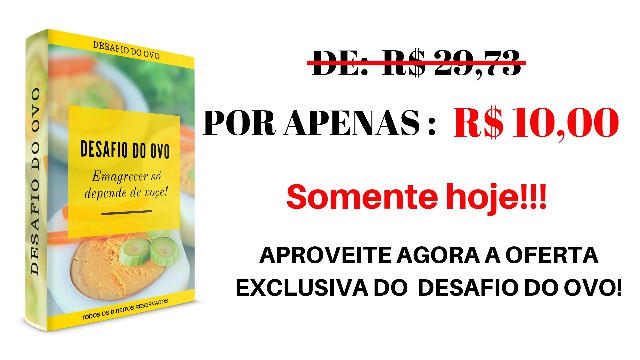 desafio do ovo promoção